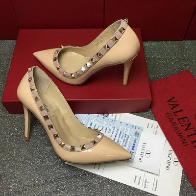 Valentino Shallow mouth stiletto heel Shoes Women--016